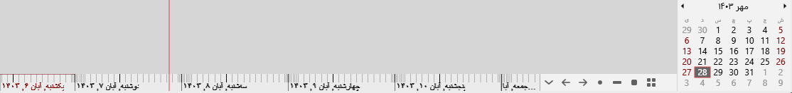 نرم افزار TheBrain با پشتیبانی از تاریخ فارسی