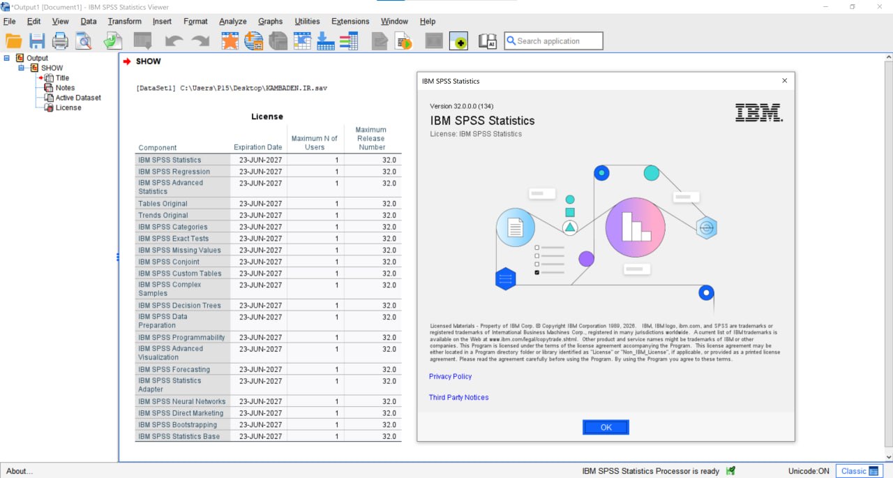 دانلود IBM SPSS Statistics Ver 32